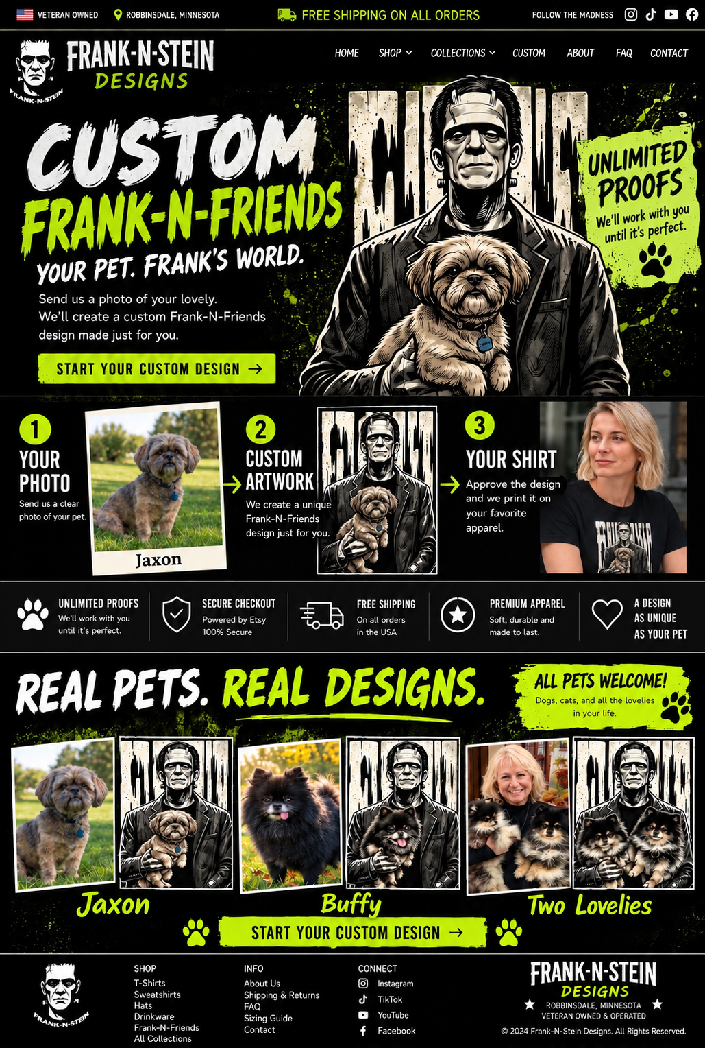 Custom Frank-N-Friends